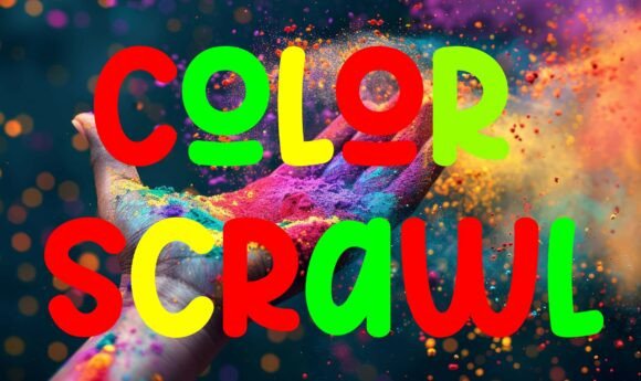 Color Scrawl: The Bold Display Font for Maximum Joy