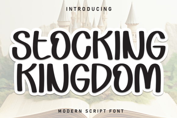Discover the Charming Stocking Kingdom Display Font