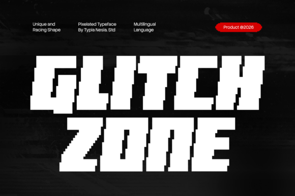 Glitch Zone: A Modern Typeface for High-Speed Digital Projects