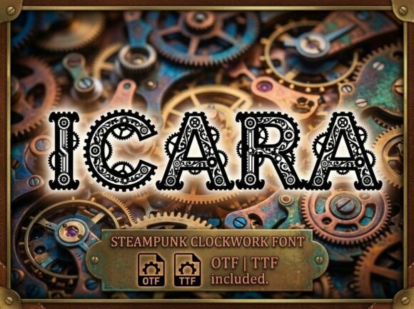 Icara: A Display Font Designed for Bold Visual Impact